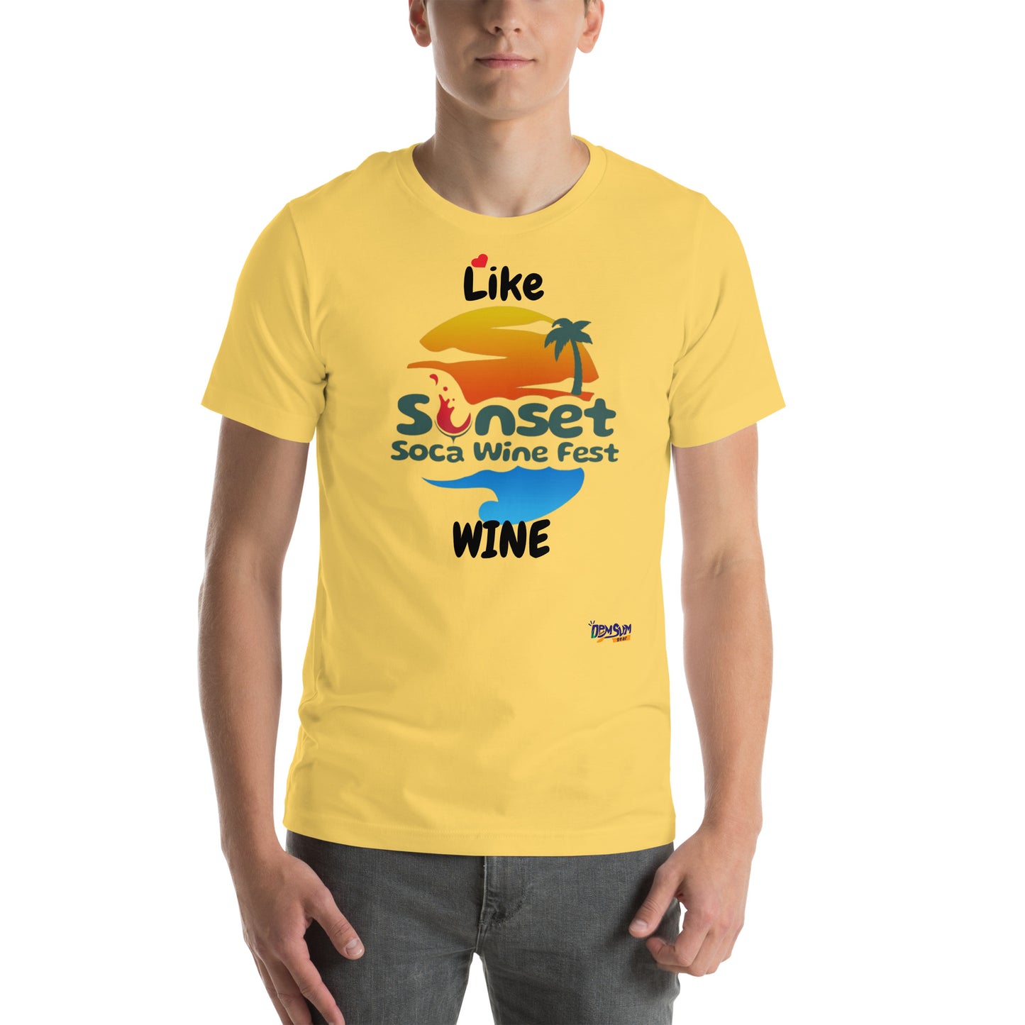 Sunset Like wine Unisex t-shirt
