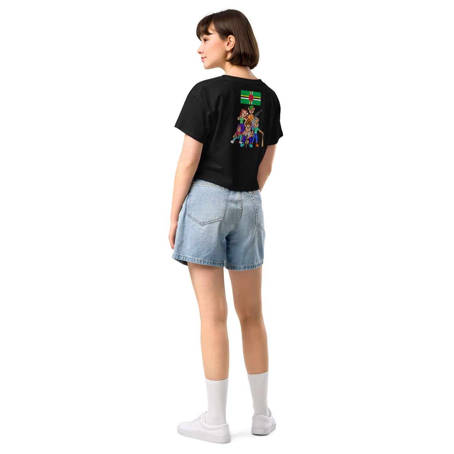 Just Dominica Women’s crop top