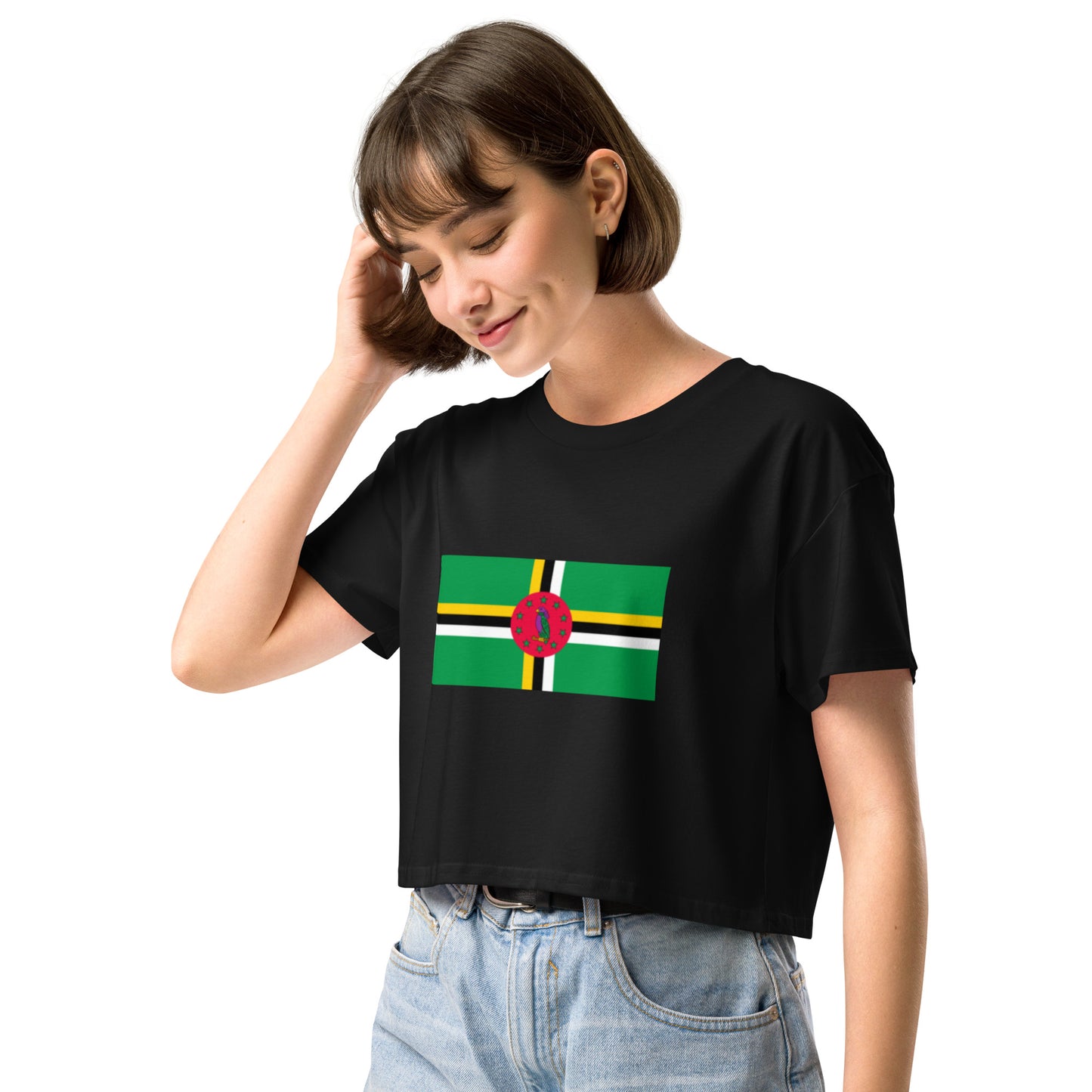 Just Dominica Women’s crop top