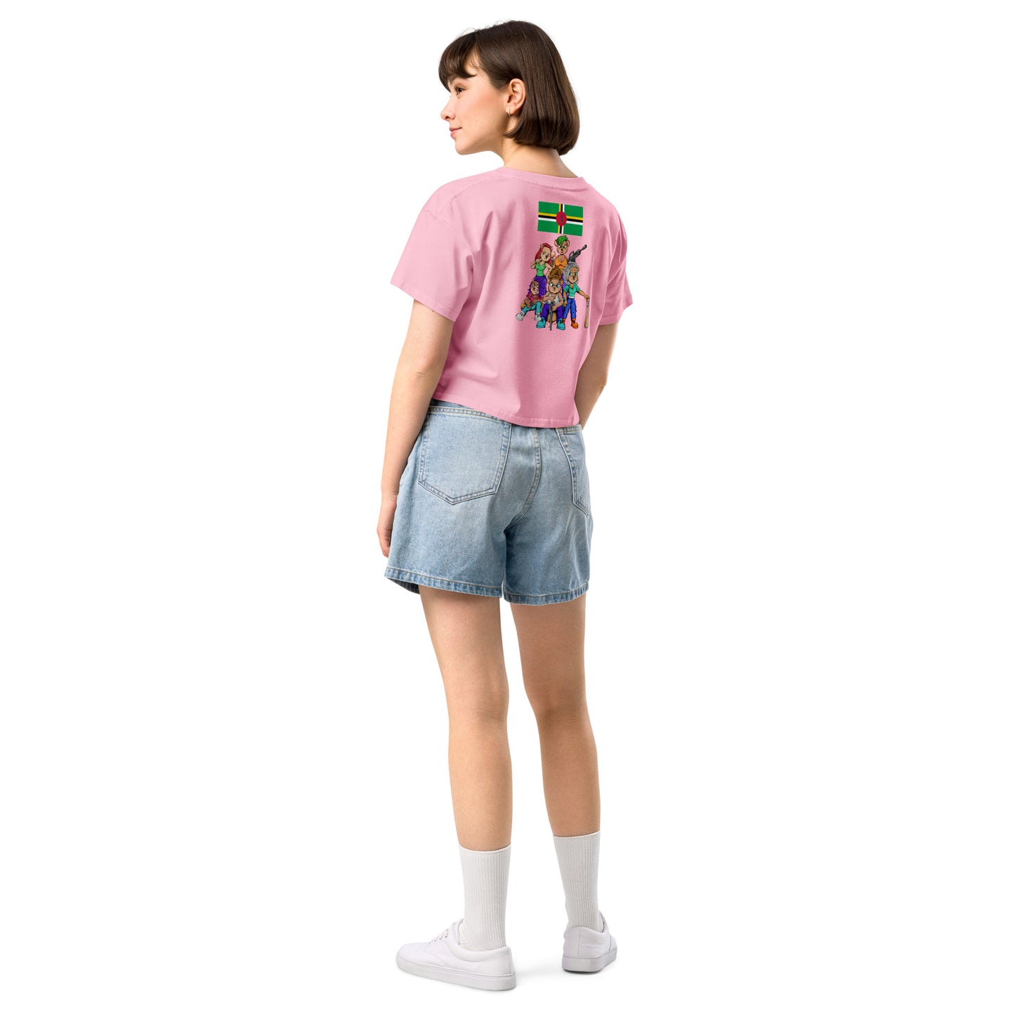 Just Dominica Women’s crop top
