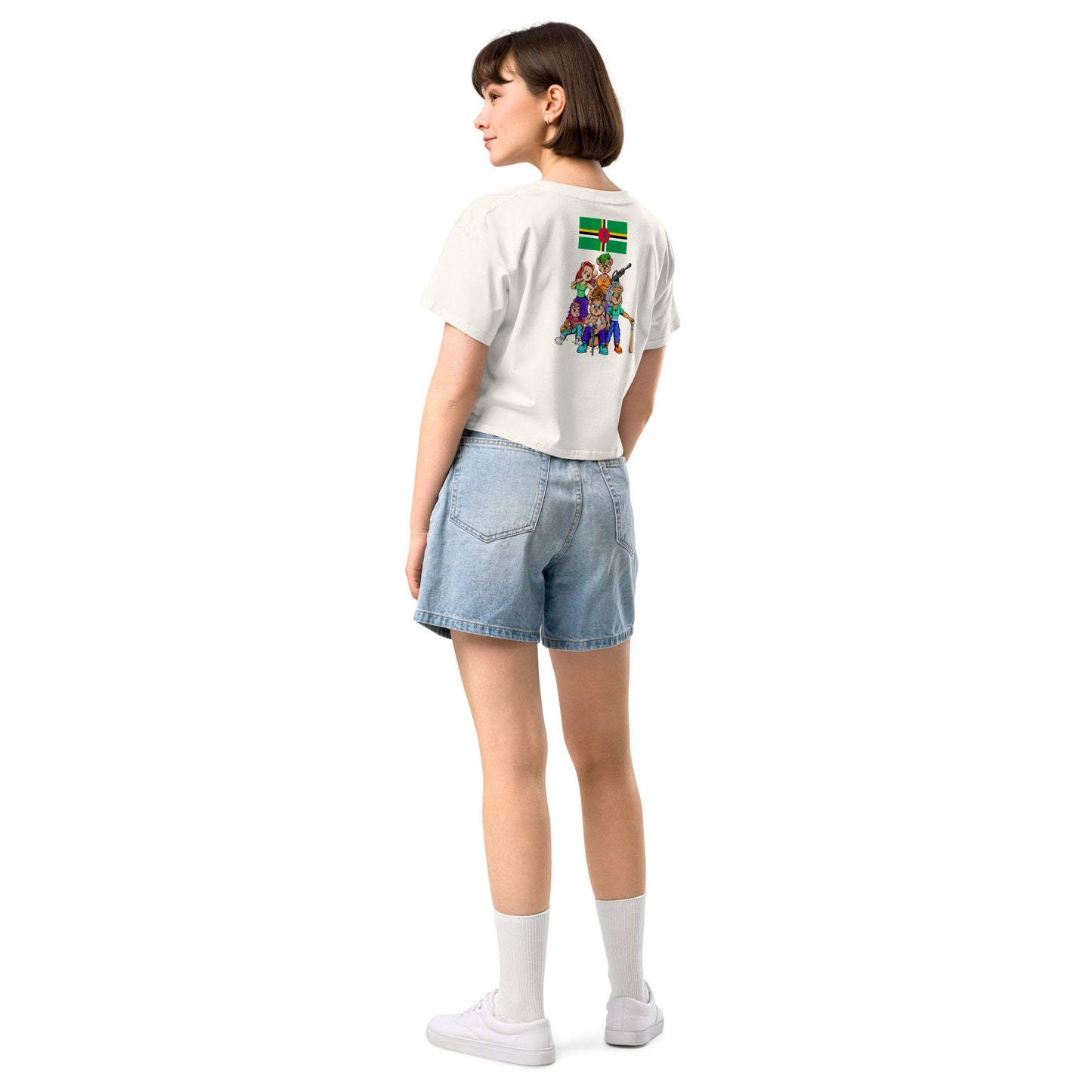 Just Dominica Women’s crop top