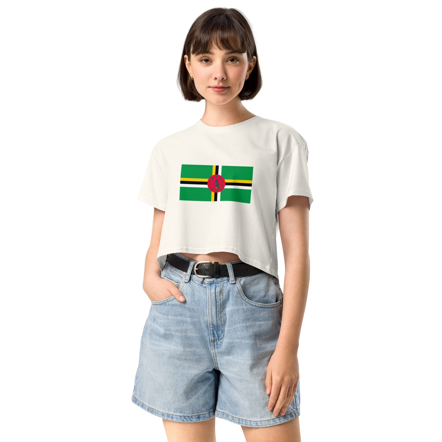 Just Dominica Women’s crop top