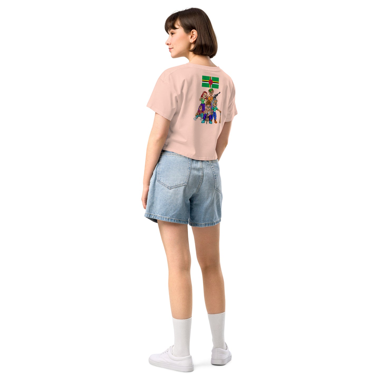 Just Dominica Women’s crop top