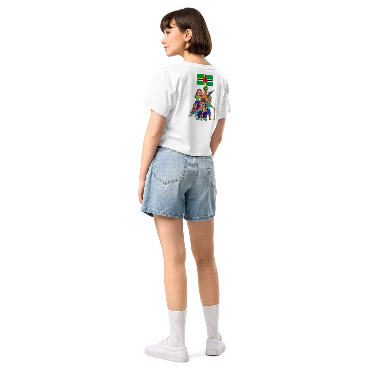 Just Dominica Women’s crop top