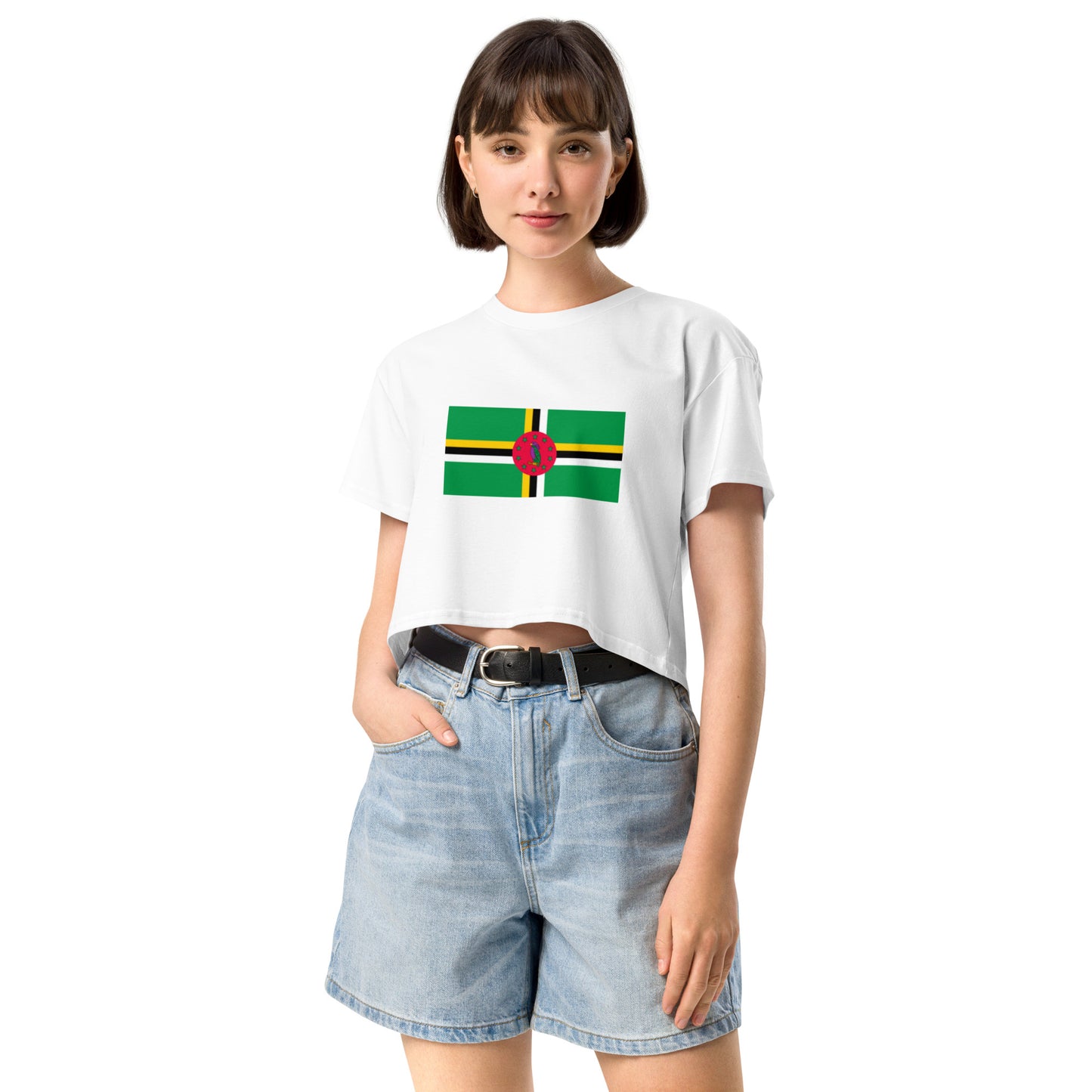 Just Dominica Women’s crop top