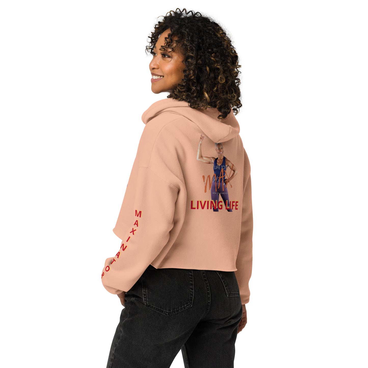 Livn2max Crop Hoodie