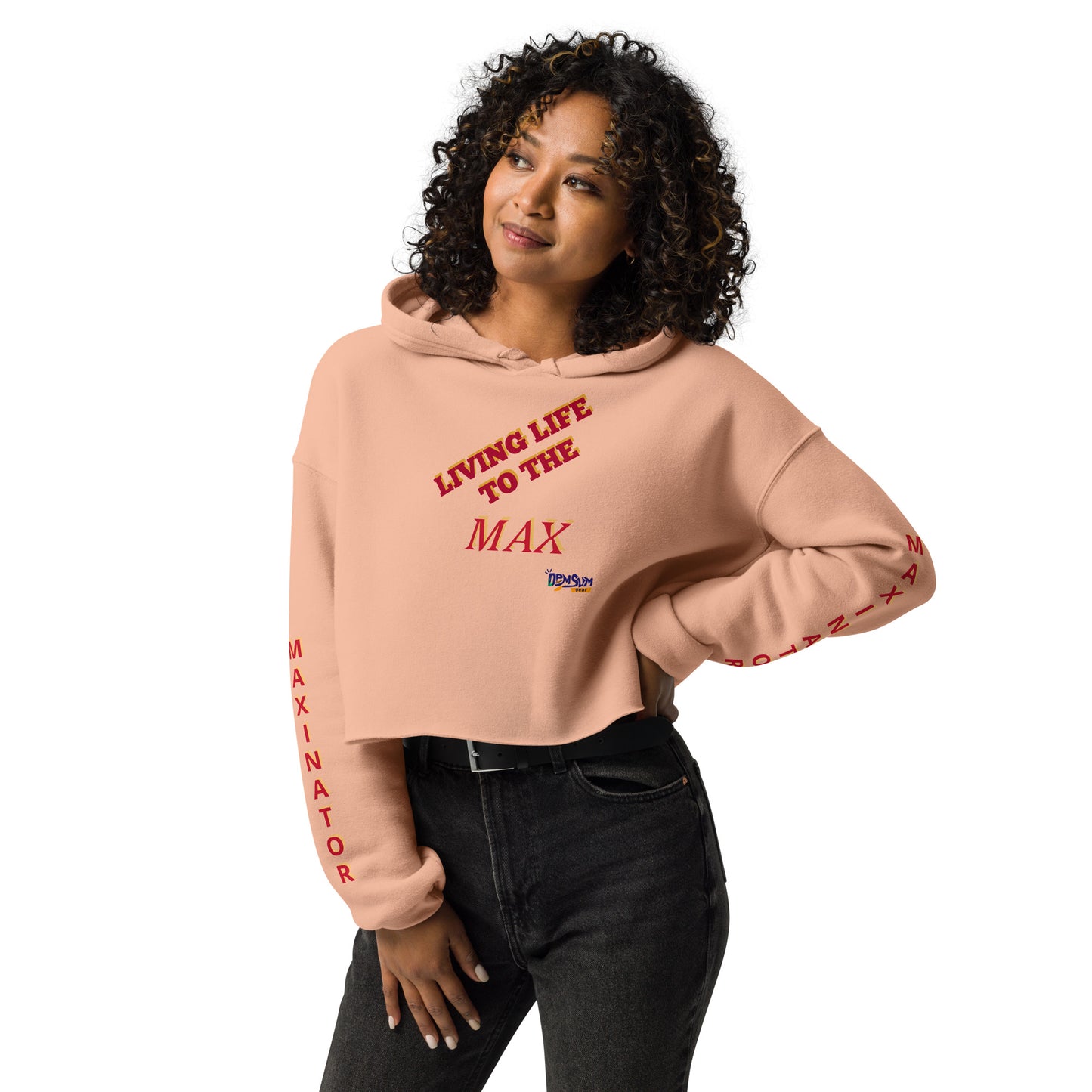 Livn2max Crop Hoodie