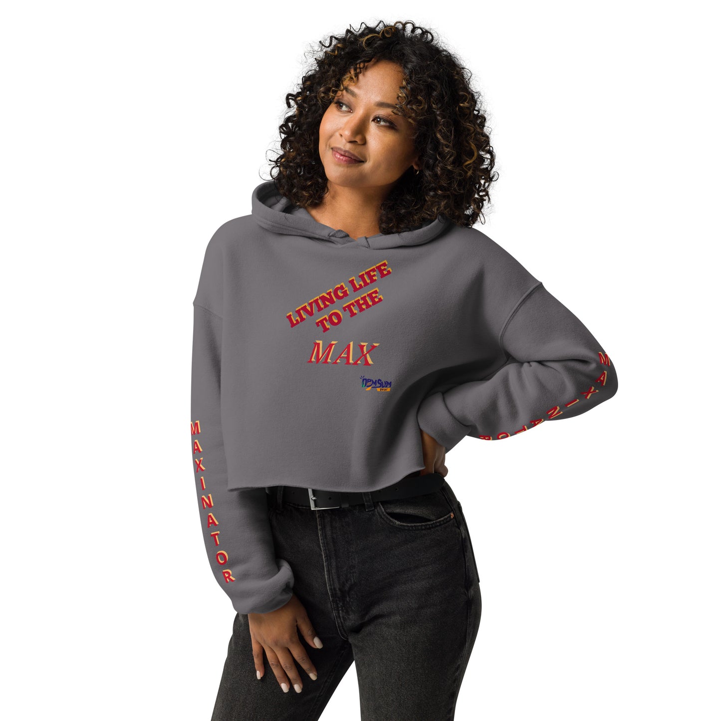 Livn2max Crop Hoodie