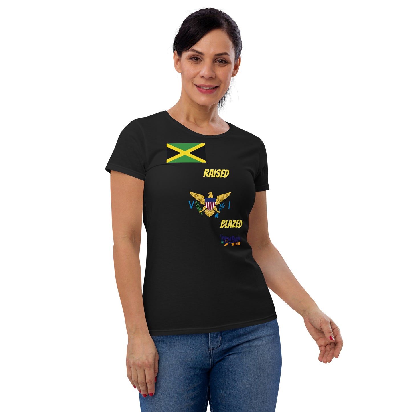 JA raised VI Blazed Women's short sleeve t-shirt
