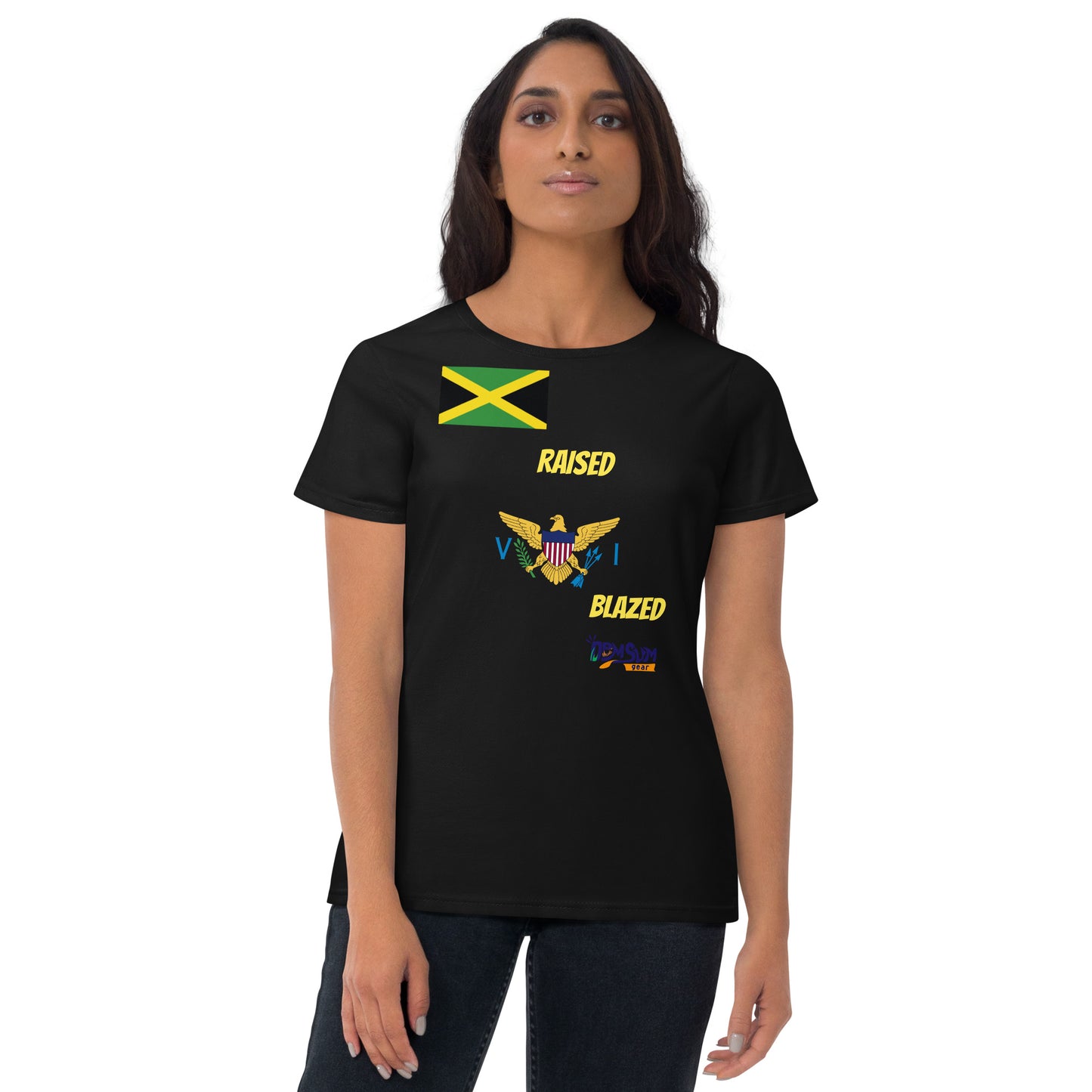 JA raised VI Blazed Women's short sleeve t-shirt