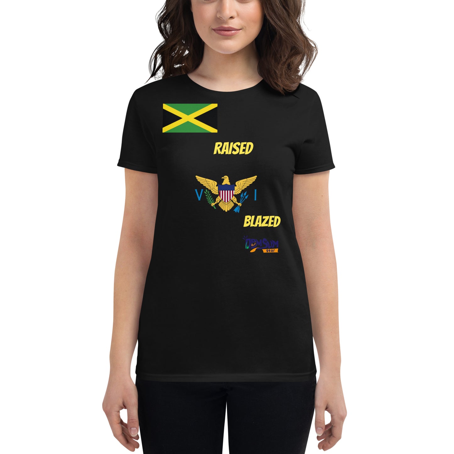 JA raised VI Blazed Women's short sleeve t-shirt