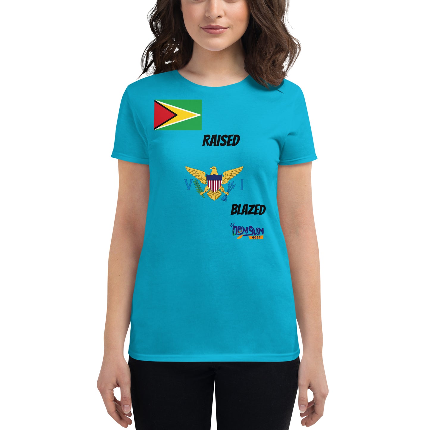 GUYAN_RAISED_VI_BLAZED Women's short sleeve t-shirt