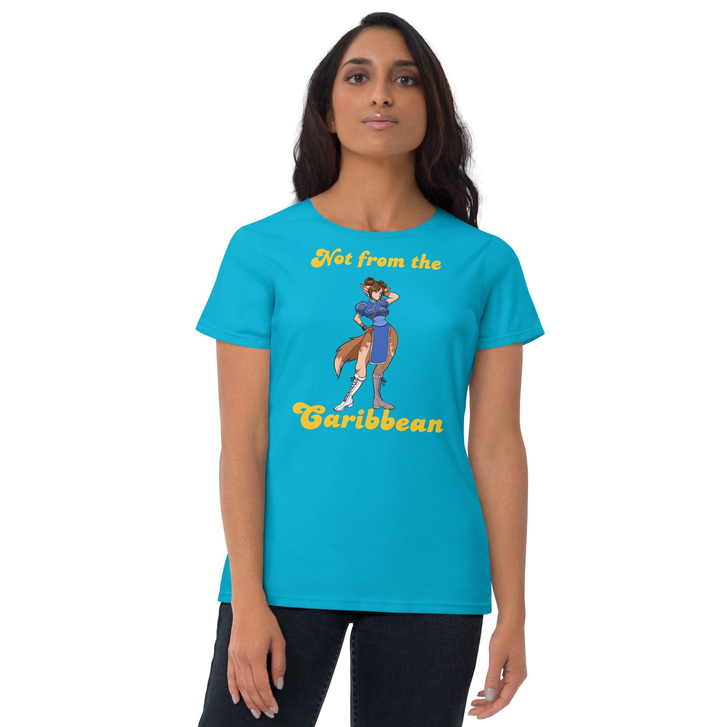 Not from the Caribbean Women's short sleeve t-shirt