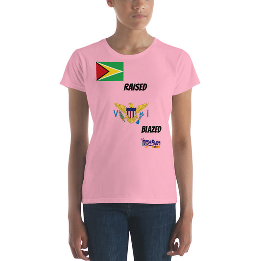 GUYAN_RAISED_VI_BLAZED Women's short sleeve t-shirt