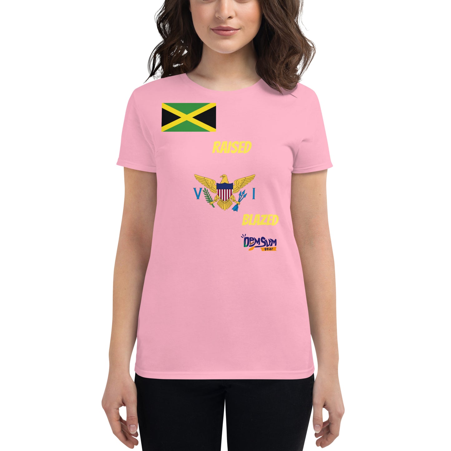 JA raised VI Blazed Women's short sleeve t-shirt