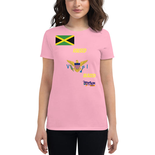 JA raised VI Blazed Women's short sleeve t-shirt