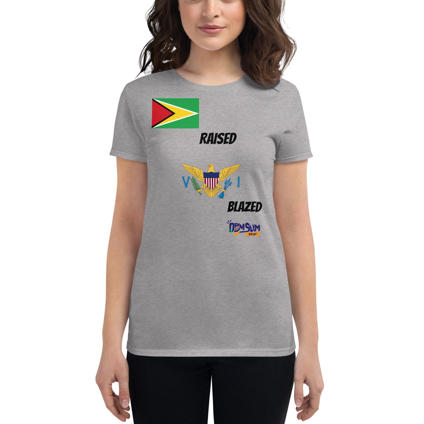 GUYAN_RAISED_VI_BLAZED Women's short sleeve t-shirt