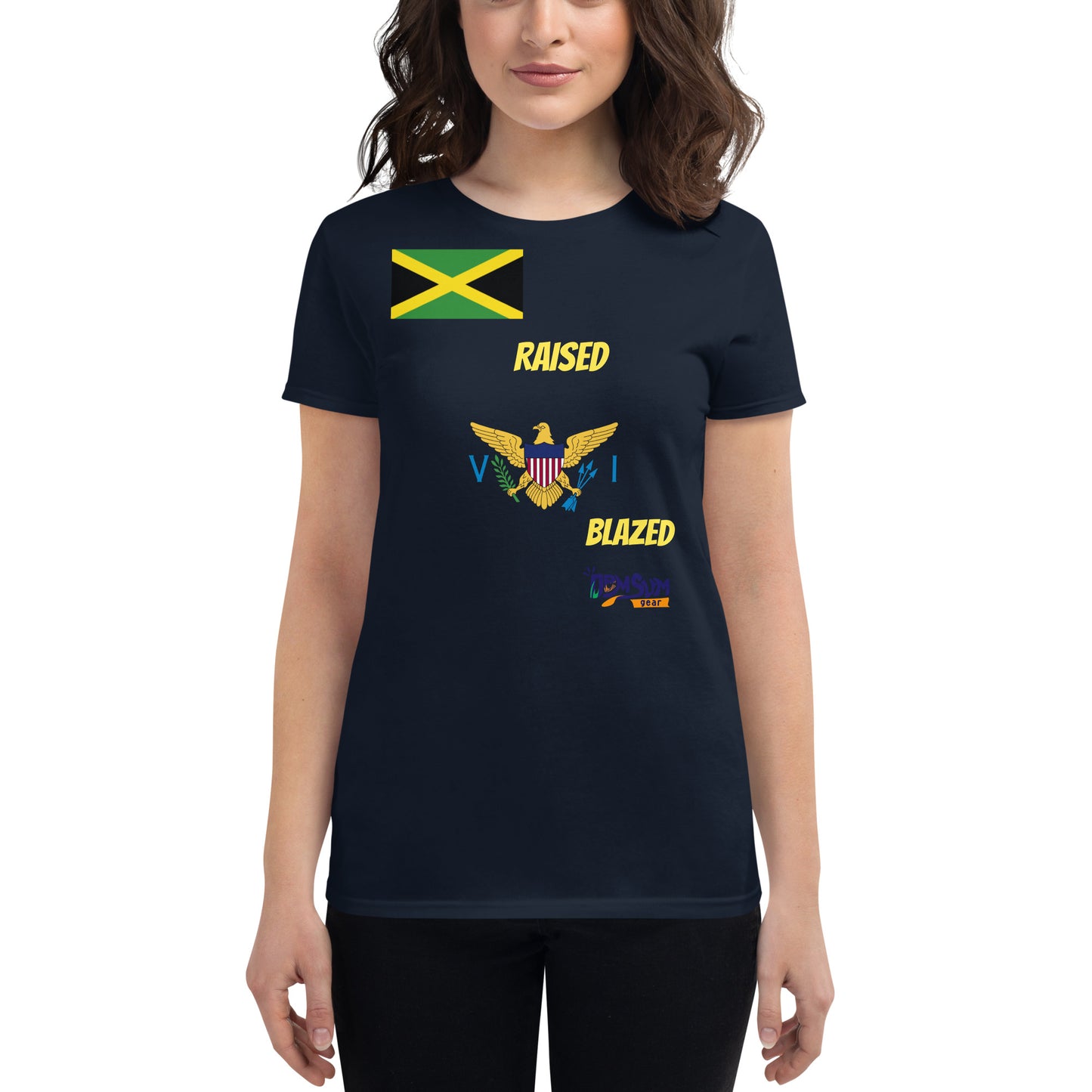 JA raised VI Blazed Women's short sleeve t-shirt