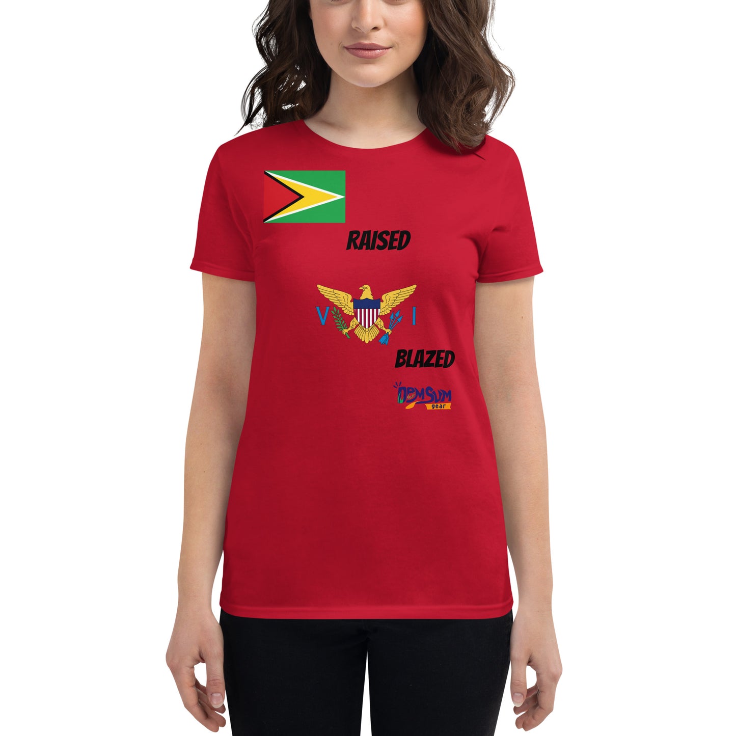 GUYAN_RAISED_VI_BLAZED Women's short sleeve t-shirt