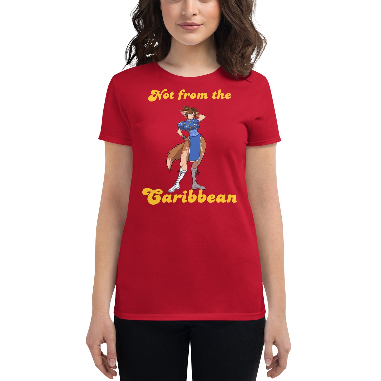 Not from the Caribbean Women's short sleeve t-shirt