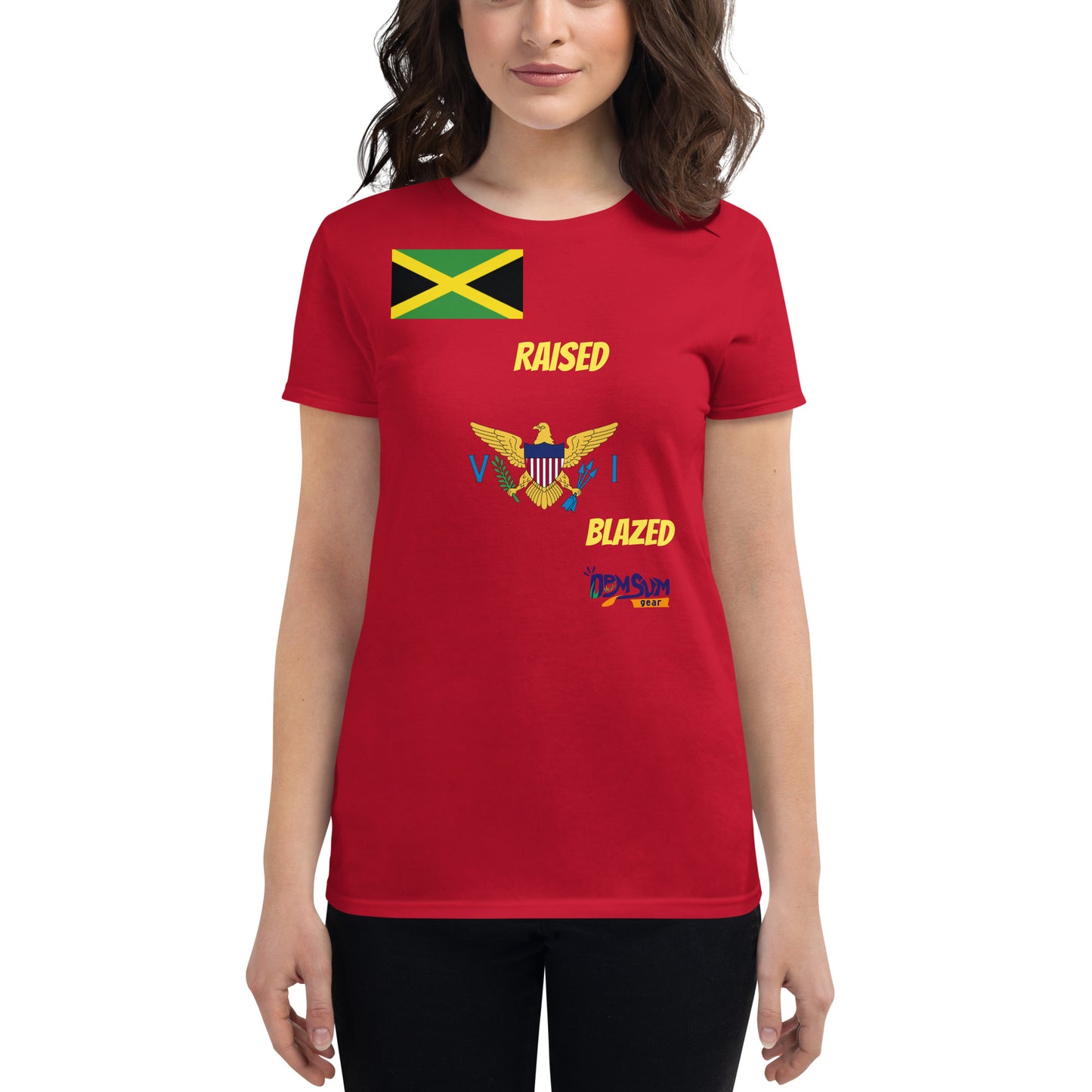 JA raised VI Blazed Women's short sleeve t-shirt