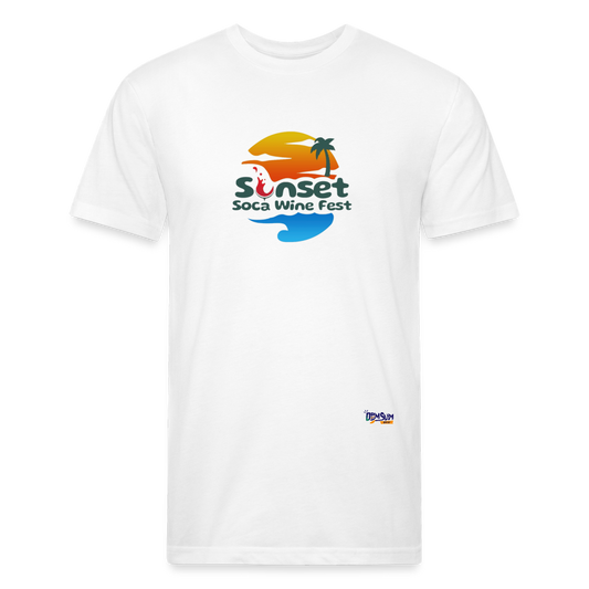 Big Sunset front Fitted - white