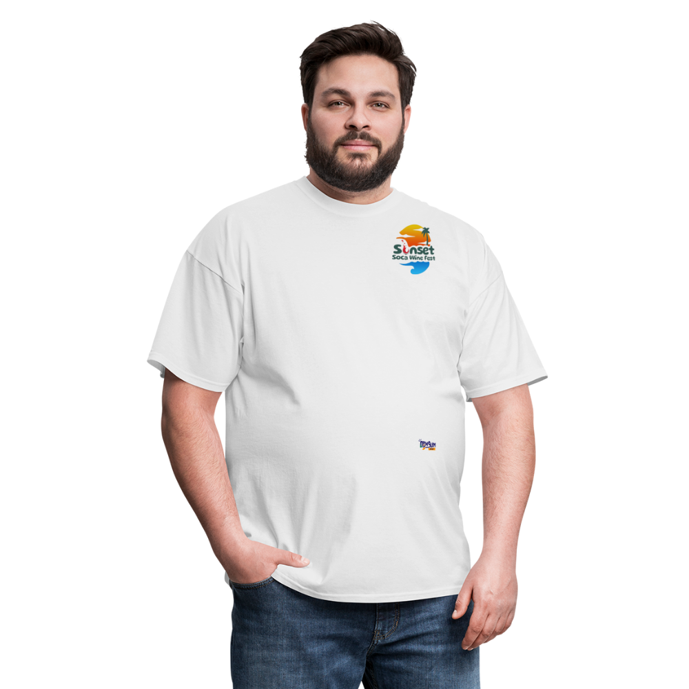 SUNSET CHARACTERS COLORFUL2 Unisex Classic T-Shirt - white