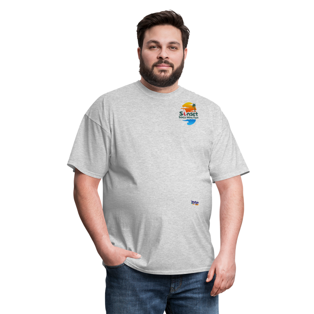 SUNSET CHARACTERS COLORFUL2 Unisex Classic T-Shirt - heather gray