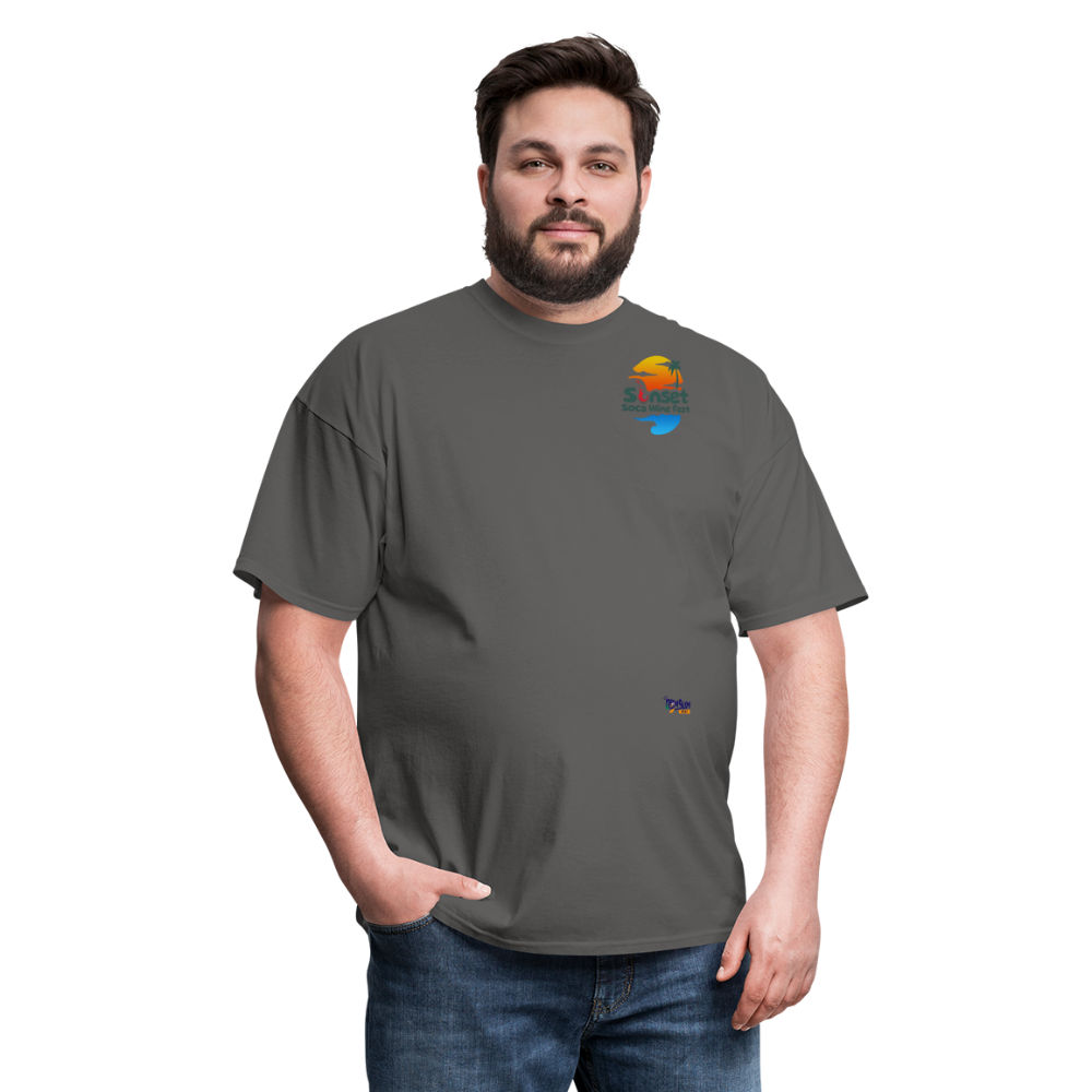 SUNSET CHARACTERS COLORFUL2 Unisex Classic T-Shirt - charcoal