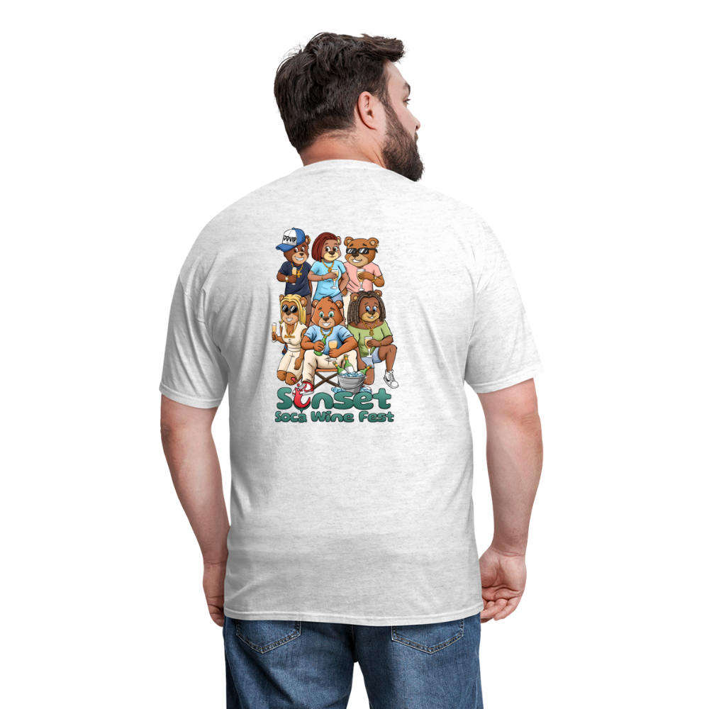 SUNSET CHARACTERS COLORFUL2 Unisex Classic T-Shirt - light heather gray