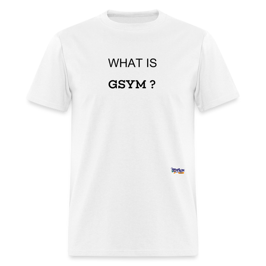 GSYM Unisex Classic T-Shirt - white