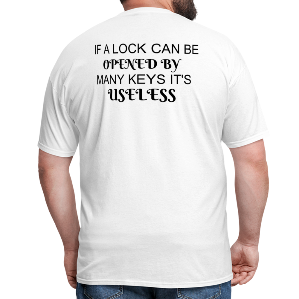 LOCKNKEY COLORS Unisex Classic T-Shirt - white
