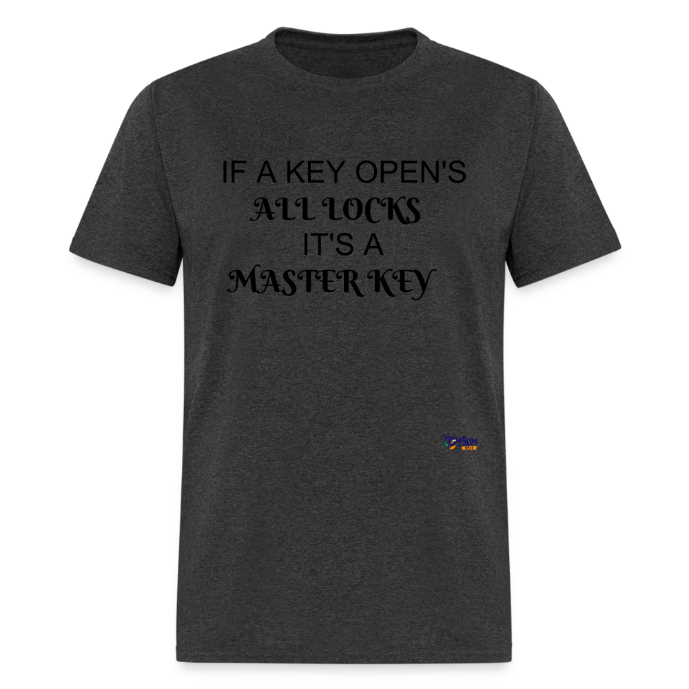 LOCKNKEY COLORS Unisex Classic T-Shirt - heather black