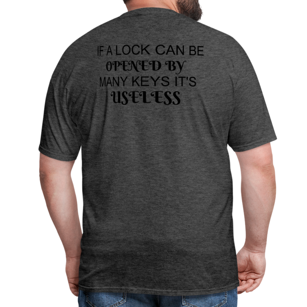 LOCKNKEY COLORS Unisex Classic T-Shirt - heather black