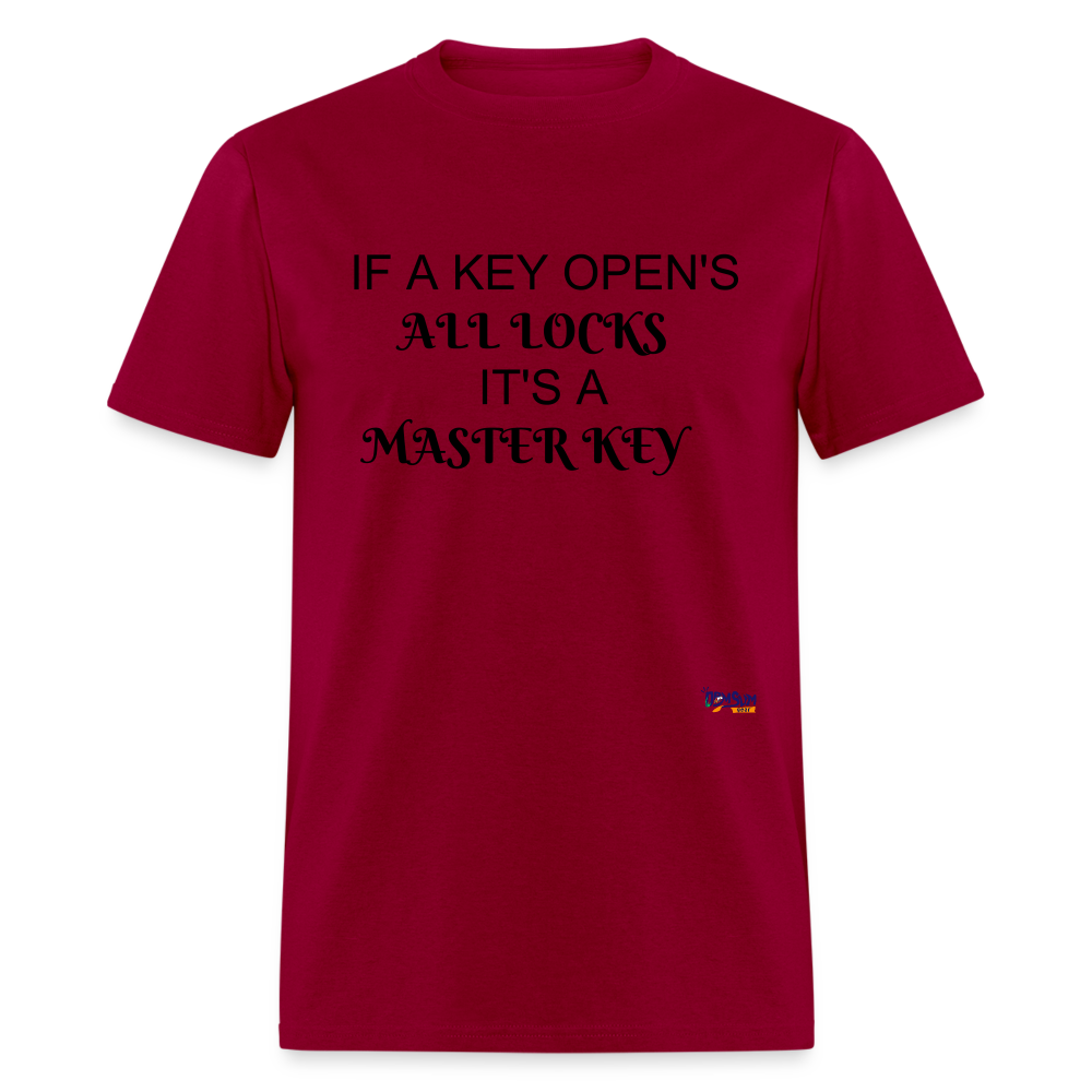 LOCKNKEY COLORS Unisex Classic T-Shirt - dark red