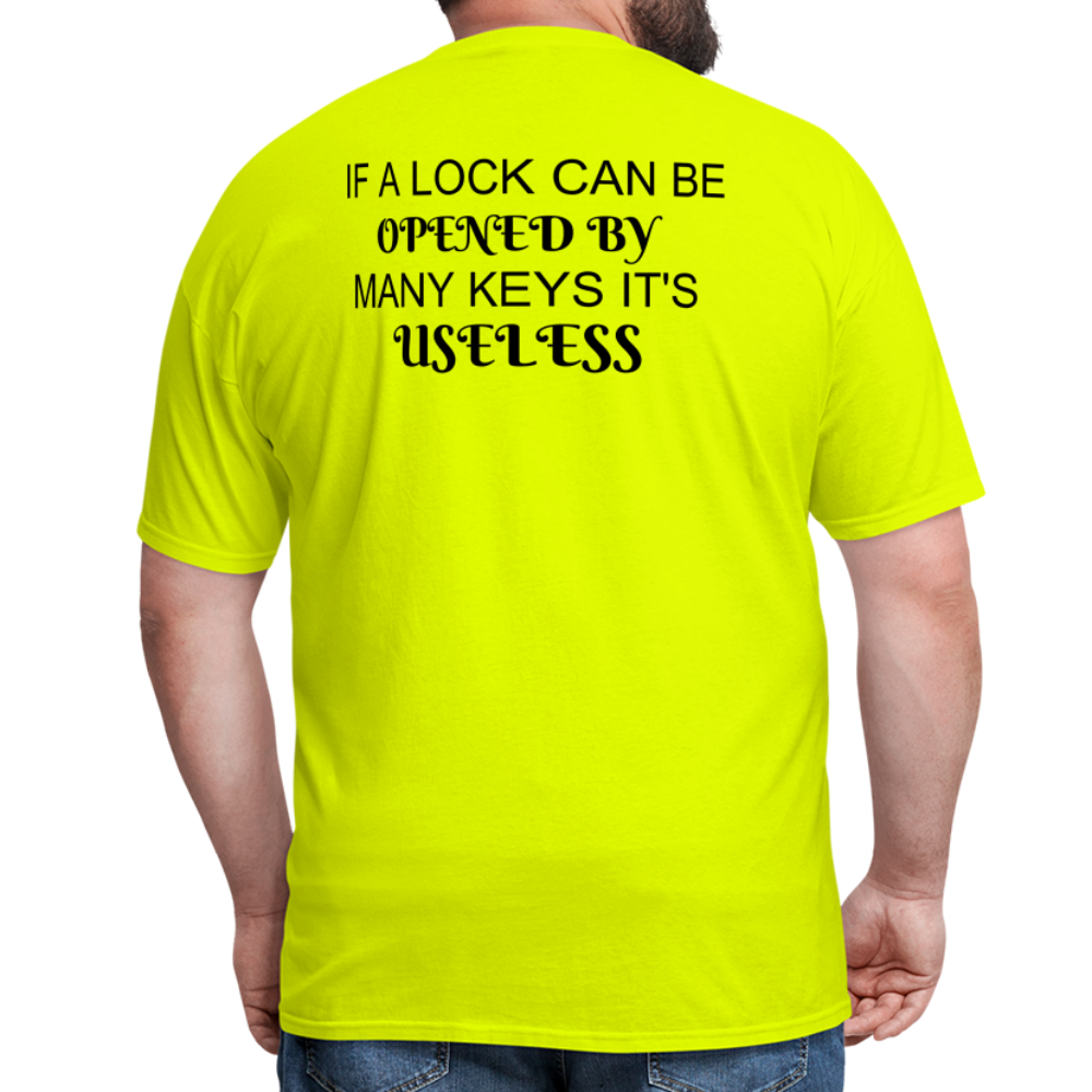 LOCKNKEY COLORS Unisex Classic T-Shirt - safety green