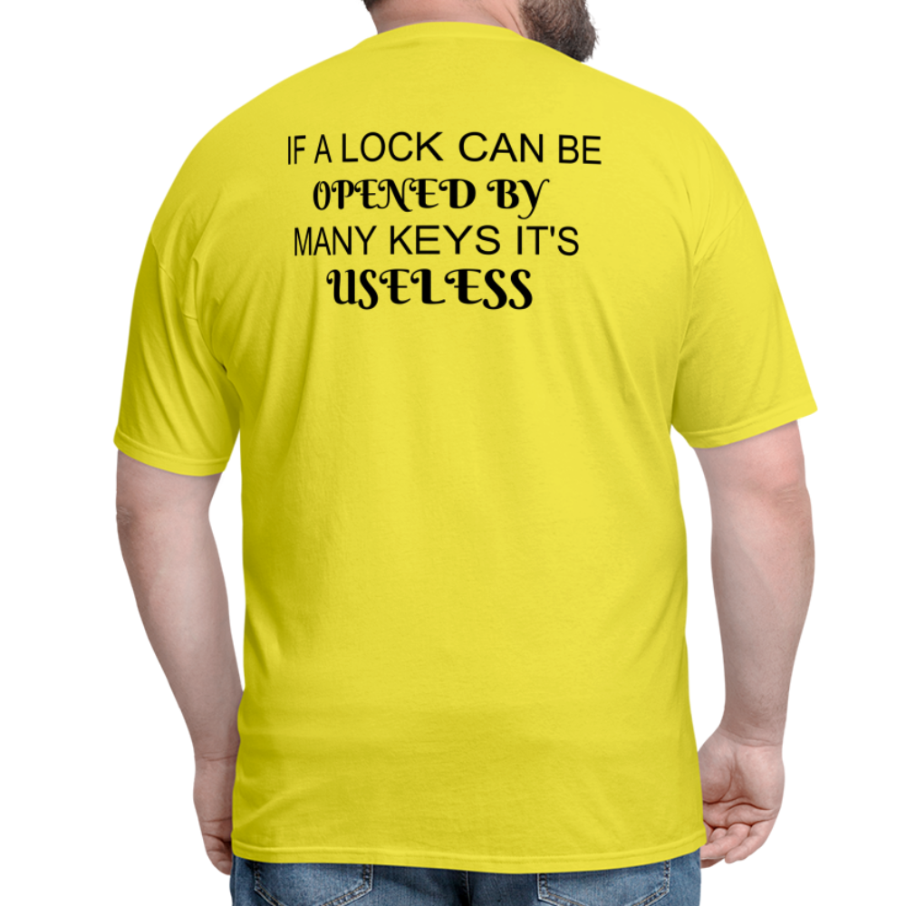 LOCKNKEY COLORS Unisex Classic T-Shirt - yellow