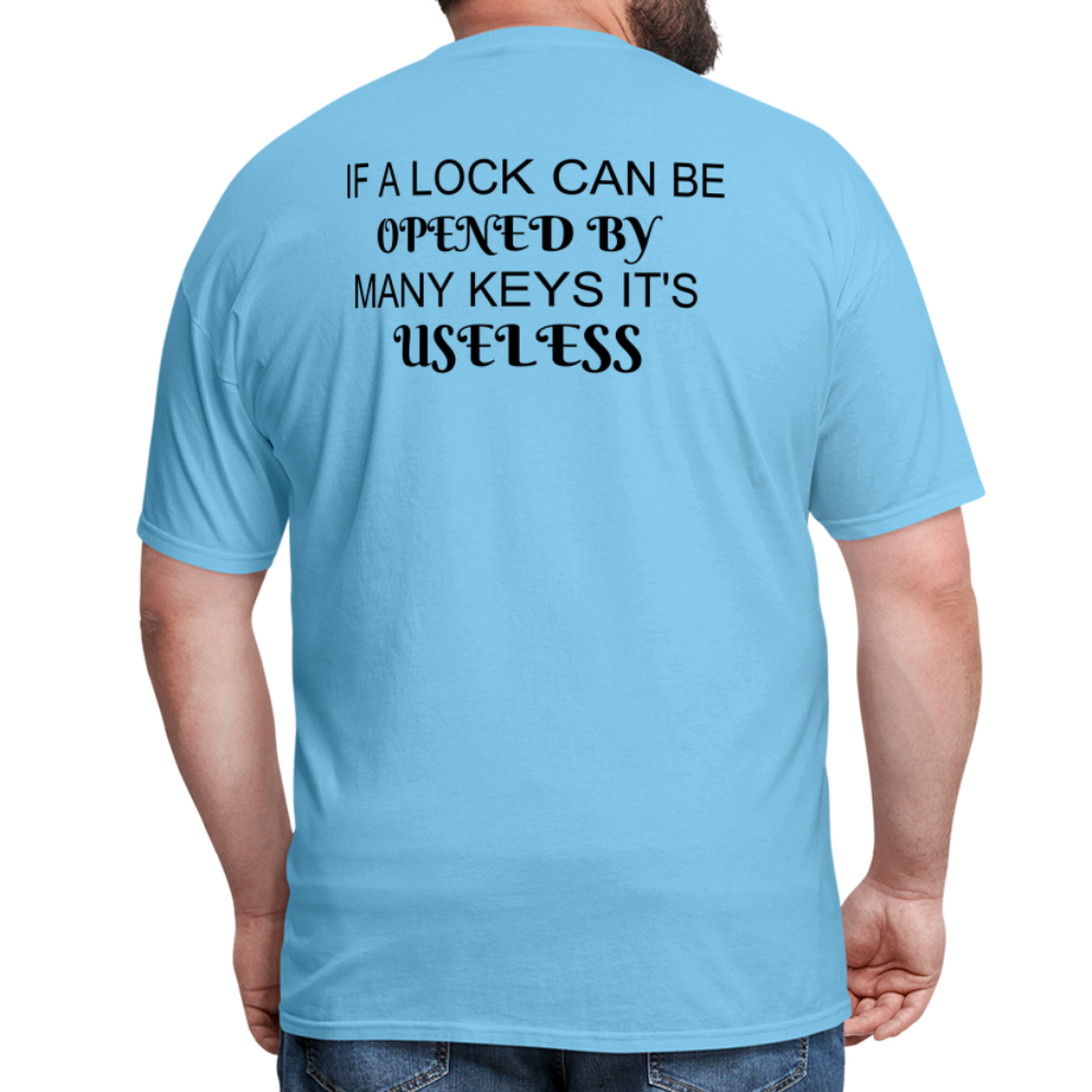 LOCKNKEY COLORS Unisex Classic T-Shirt - aquatic blue