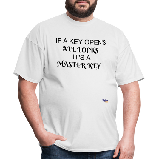 LOCKNKEY Unisex Classic T-Shirt - white