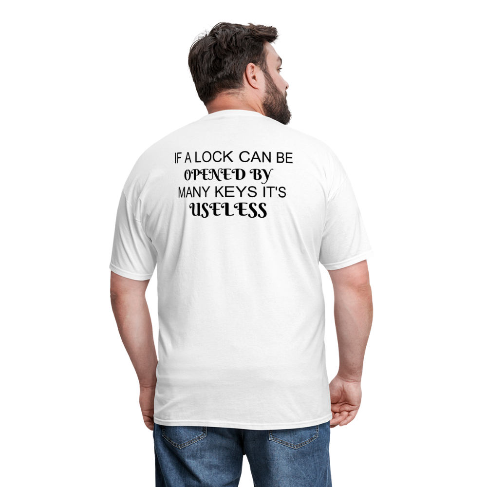 LOCKNKEY Unisex Classic T-Shirt - white