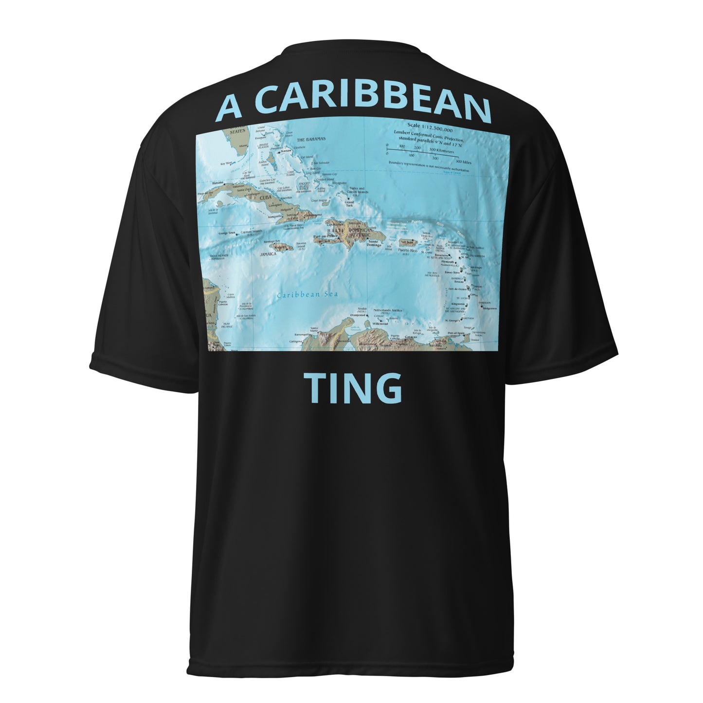 Caribbean Unisex performance crew neck t-shirt