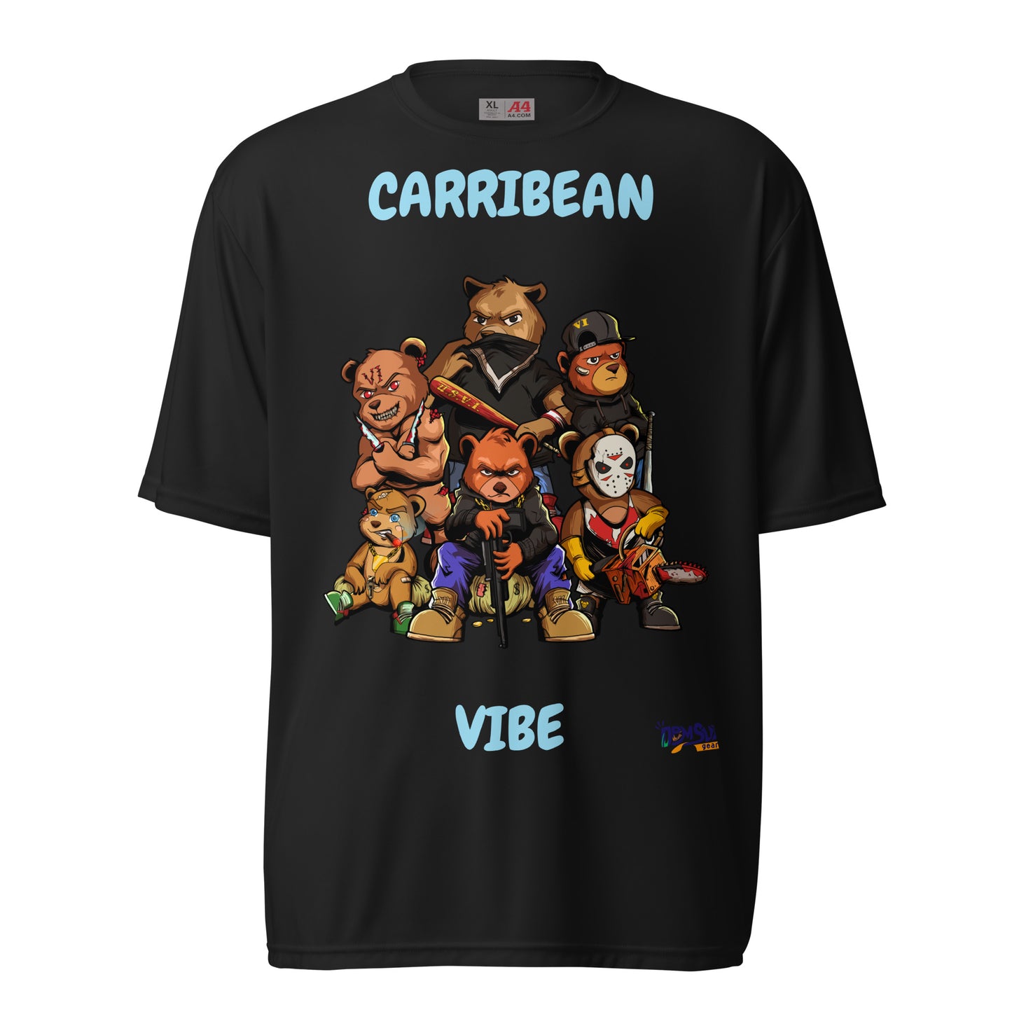 Caribbean Unisex performance crew neck t-shirt