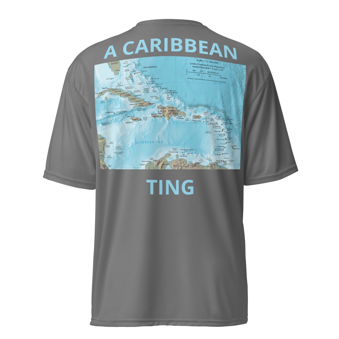 Caribbean Unisex performance crew neck t-shirt