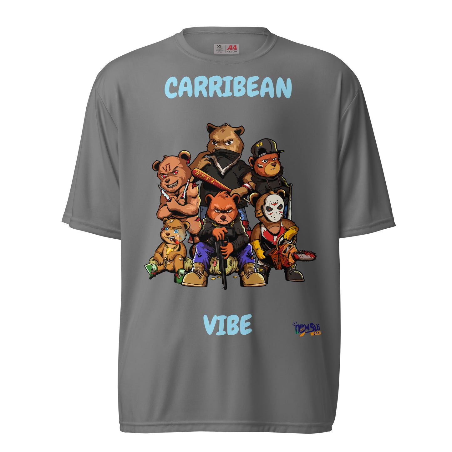 Caribbean Unisex performance crew neck t-shirt