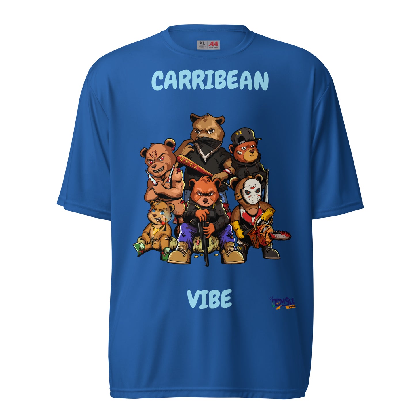 Caribbean Unisex performance crew neck t-shirt