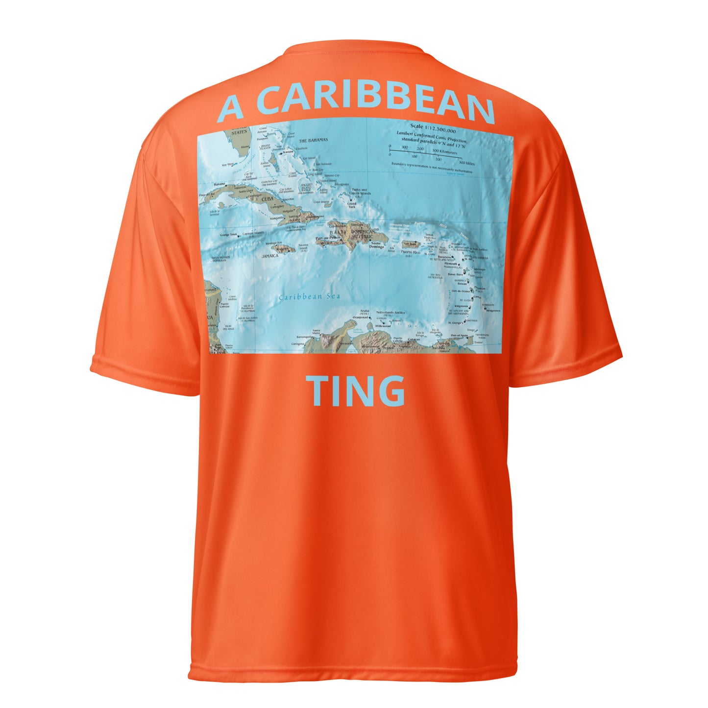 Caribbean Unisex performance crew neck t-shirt