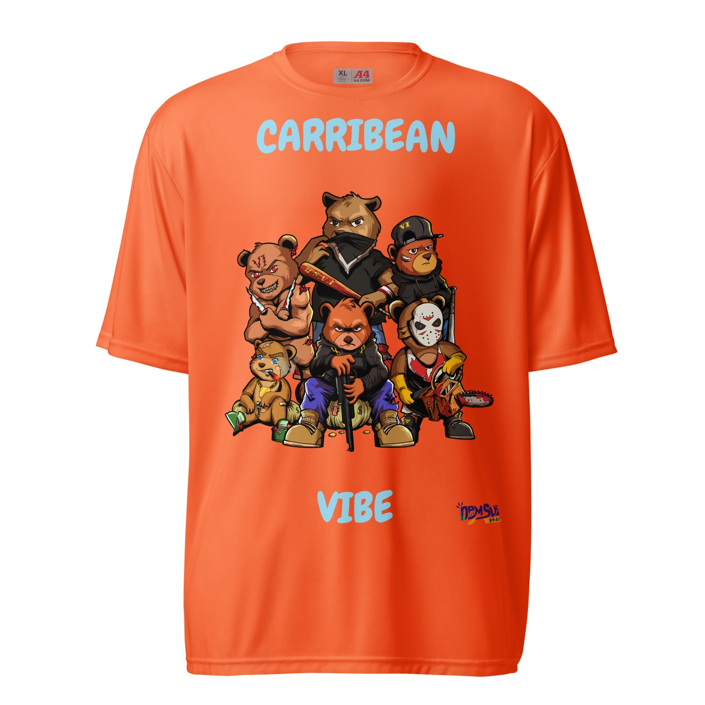 Caribbean Unisex performance crew neck t-shirt