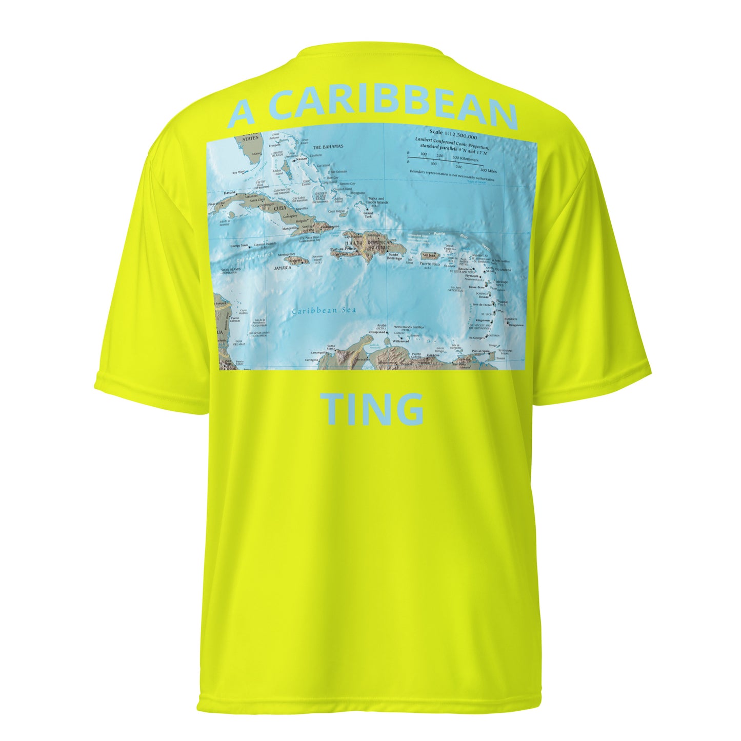 Caribbean Unisex performance crew neck t-shirt