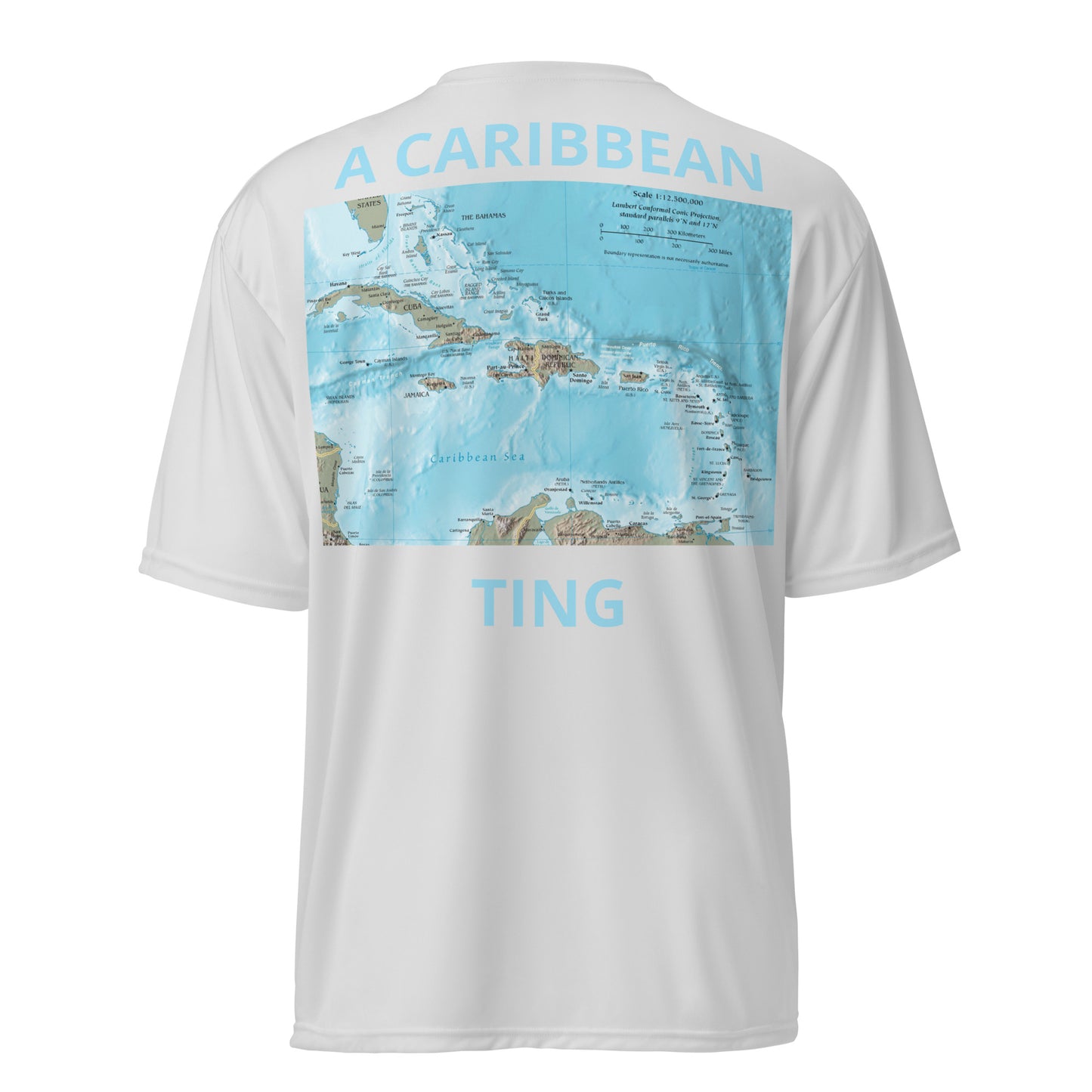 Caribbean Unisex performance crew neck t-shirt