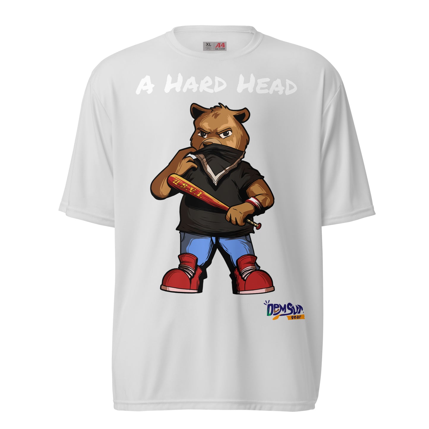 Hard Head Makes a Unisex performance crew neck t-shirt